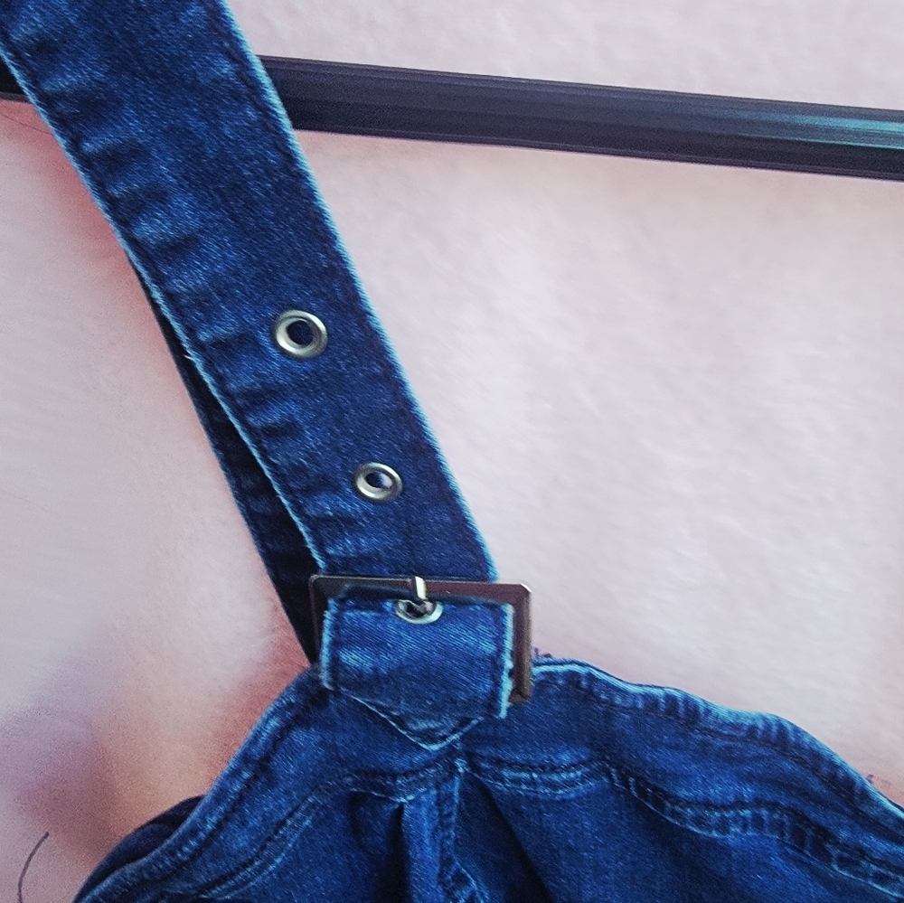 Fashion Nova | Capture This Denim Romper Dark Wash - Picture 6 of 7